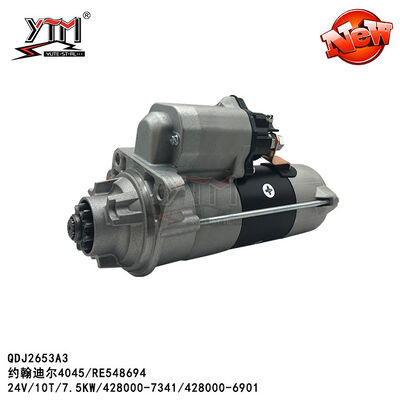 QDJ2653A3 시작기 24V 10T 7.5KW 존 디어 4045 4280007341