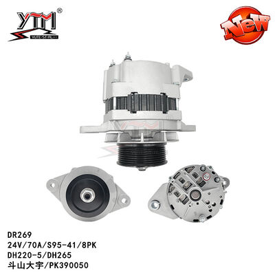 DR269 DH220-5 DH265 70A 전기 교류기 모터 S95-41 8PK PK390050