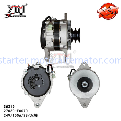 OEM 27060-E0070 Electric Alternator Motor  24V 100A 2B Double Slot
