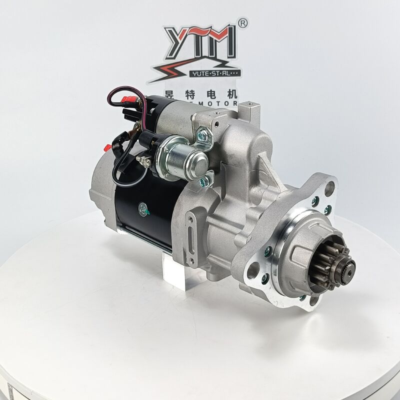 YTM QDJ2850C 24V 12T 9.0KW Starter Motor 8200308 for CAT320D2 39MT Truck Heavy Duty Replacement